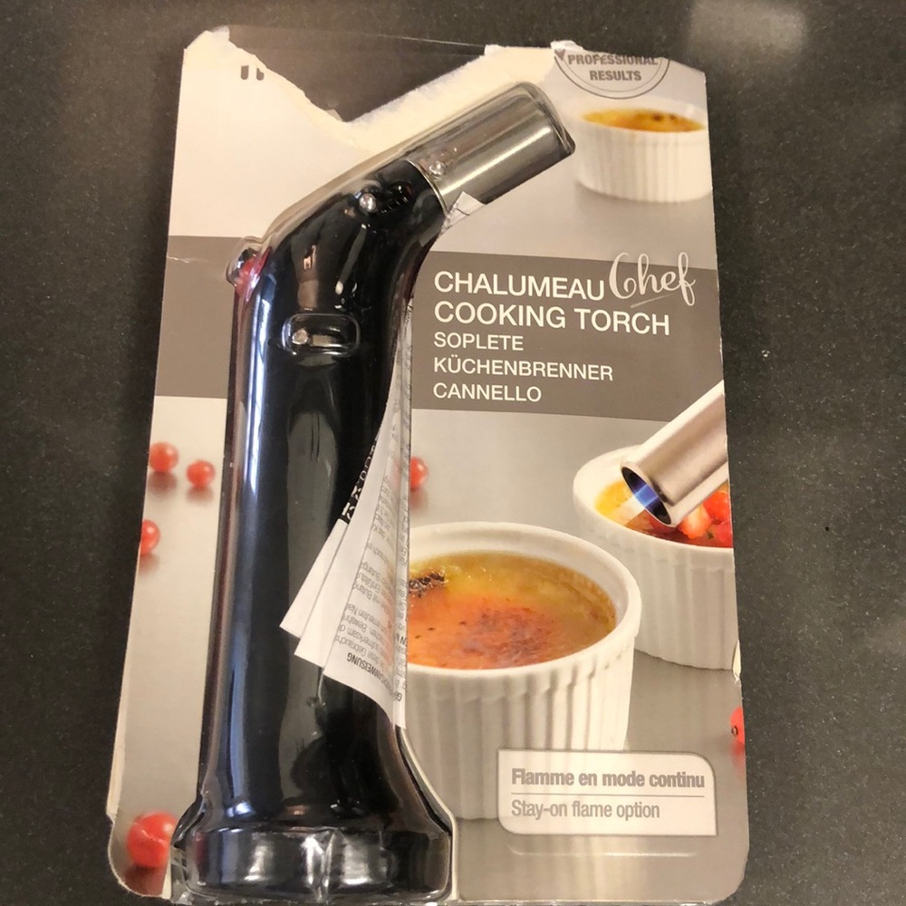 Crate &Barrel Chalumeau Chef Cooking Torch